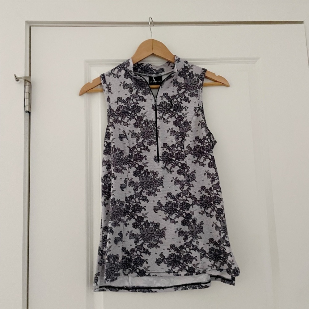Shebeest Floral Damask Zip Front Cycling Top Jersey